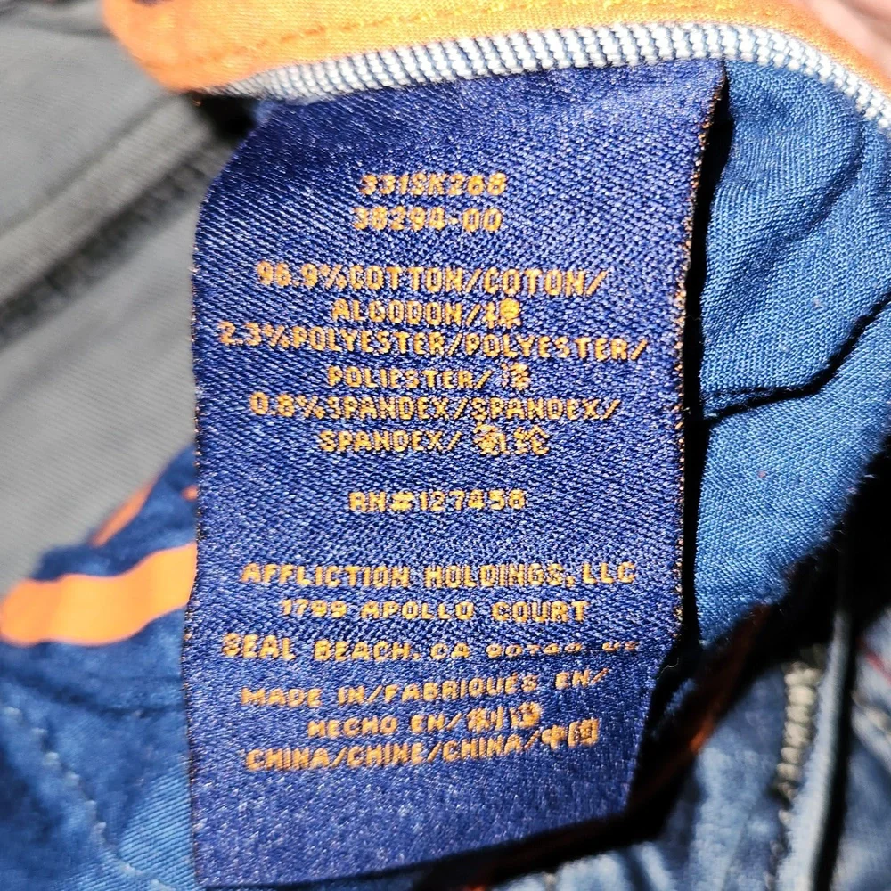 American Fighter mens defender slim size 32 - Picture 4 of 8